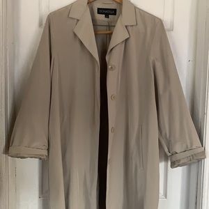 Donatella Trench/ overcoat Women’s Size M